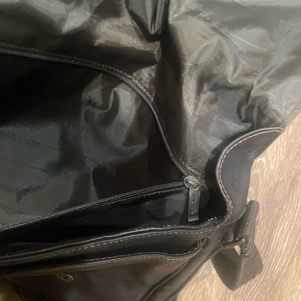 Kenneth Cole Brown Leather Messenger Bag - Picture 14 of 16